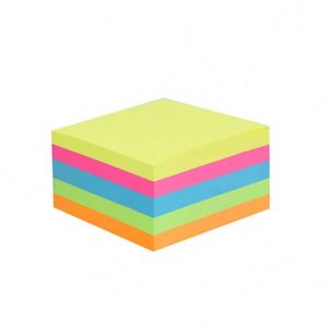 Customized Logo Sticky Notes Bright Colors Self-Stick Easy to Post <b>Memo</b> <b>Pads</b> for Home Office School Notebook Promotion Gift - Product Image 1