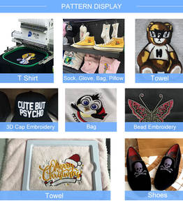 Máquina de bordado de gorros de una sola cabeza 12 15 agujas Bolsa multiusos Sombrero Ropa Máquina de bordado computarizada - Product Image 5