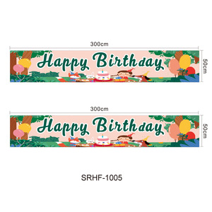Banderas de banderas personalizadas de fondo de fiesta de <span class=keywords><strong>feliz</strong></span> <span class=keywords><strong>cumpleaños</strong></span> de selección multicolor - Product Image 2