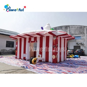 Xách tay Big <span class=keywords><strong>Ice</strong></span> <span class=keywords><strong>Cream</strong></span> <span class=keywords><strong>Inflatable</strong></span> kiosk thanh PVC <span class=keywords><strong>Inflatable</strong></span> gian hàng thực phẩm - Product Image 3