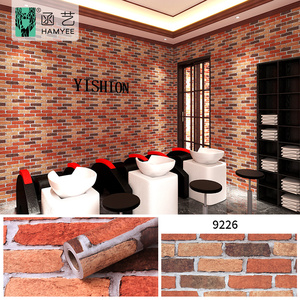 45cm * 10m wasserdichtes selbst klebendes Peel and Stick Vinyl Tapeten Red Brick Tapeten rollen Wohnzimmer Wand dekoration - Product Image 5