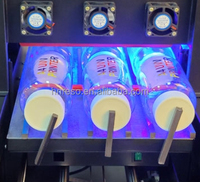 A3 UV inkjet print cup Label otomatis flatbed printer L1800 UV DTF pen mesin cetak