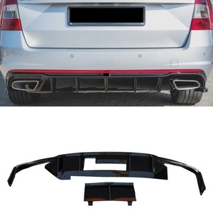 Pour Skoda Octavia RS Mk3 MK3.5 : Kit de protection de pare-chocs arrière, diffuseur, séparateur de lèvre de pare-chocs, accessoires automobiles - Product Image 2
