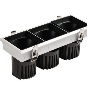 Factory Price Spotlight Fixture Home Products square Glare Recessed Highest Lighting Fixture Anti Glare <b>Led</b> <b>Spot</b> Light Fixture - Product Image 1