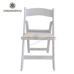 Chaises pliantes de jardin pour événements best-seller qualité supérieure bon marché en plastique blanc résine mariage extérieur événement wimbledon salle à manger pour événements - Product Image 4