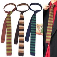 Cravate en soie italienne tricotée unie pour homme, accessoire de mode décontracté