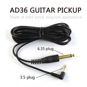 Guitare folk <span class=keywords><strong>ad36</strong></span> pictiar pickups, fait à la main, sans trous, haute puissance - Product Image 3