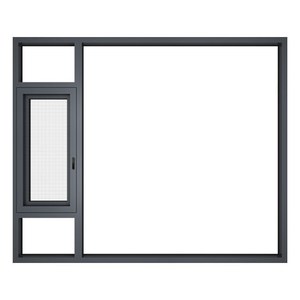 <span class=keywords><strong>Fenêtre</strong></span> à battant en alliage d'aluminium à rupture de pont thermique insonorisée personnalisée, double vitrage trempé, moustiquaire de sécurité en acier inoxydable pour extérieur - Product Image 1