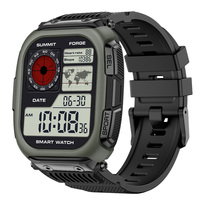 Montre connectée GPS DM66 2026 avec carte hors ligne, écran AMOLED carré de 2,13 pouces, étanche 5 ATM, batterie 850 mAh, montre de sport pour hommes