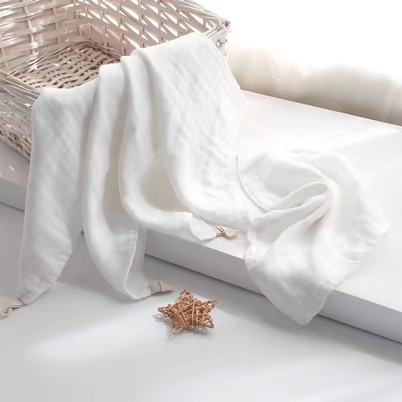 Hot Selling Custom Double Layer About 120 Gsm 70% Bamboo Fiber 30% Cotton Plain Dyed Voile Fabric