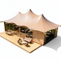 Restaurant modulaire en conteneur commercial |   Structure de restauration extérieure préfabriquée en acier pour les centres de villégiature, les cafés et l'usage commercial