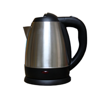 Bouilloire électrique portable en acier inoxydable 304, 1,1-1,5 L, 1350 W, arrêt automatique, protection contre l'ébullition à sec, prise personnalisée