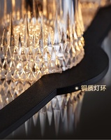 Lustre créatif LED en forme de roue de chariot vintage avec anneaux noirs et coupelles en verre pour salon, salle à manger, style ferme