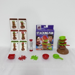 Juego de Mesa Mini DIY HN, Juego de Mesa de Plástico para Jugar a las Casitas, Juguete Educativo de Clasificación, Apilamiento y Encaje para Niños - Product Image 1