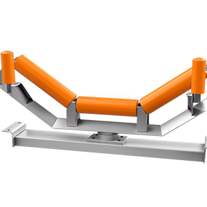 頑丈なスチールコンベアローラーサポートコンベヤーアイドラー - Product Image 1