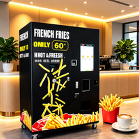 Distributeur automatique de frites commerciales en libre-service avec écran tactile pour centre commercial