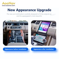 10.4 "autoradio pour Land Rover Range Rover Sport L320 2009-2013 lecteur multimédia stéréo Android GPS Navigation sans fil Carplay
