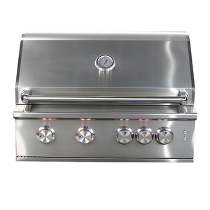 Carrito de Cocina Exterior Profesional, Moderno y Lujoso, con Parrilla Integrada de Gas LP, de Acero Inoxidable Resistente, para Uso Doméstico - Product Image 3