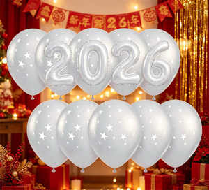 Party Love Elegant Party Decoration Balloon Transparent Star 12 Pcs Bag Party Decoration - Product Image 4