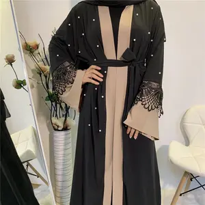 Nuova collezione Dubai Abaya islamica a dubai disegni di pizzo arabo abiti da donna islamici abiti musulmani