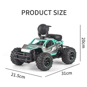 Véhicule RC tout-terrain à double vitesse, échelle 1:14, avec support de caméra fixe, suspension indépendante, absorption des chocs, <span class=keywords><strong>télécommande</strong></span> 4 - Product Image 1