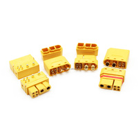 Connecteurs Amass XT60(2+4) Série 2 broches + 4 broches 35A à courant élevé XT60PW(2+4) XT60W(2+4) Connecteurs de batterie étanches IP65