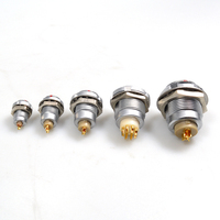 Conector Circular Hembra de Alta Calidad Serie 0B de 2, 3, 4, 5, 6, 7 y 9 Pines para ECG