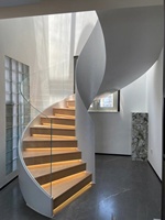 VIKO meilleure vente Villa escalier incurvé de luxe escalier incurvé escalier incurvé