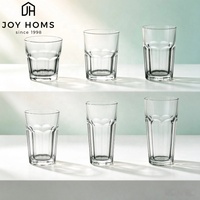 Verres à boire en verre trempé, hauts, pour jus glacé, soda, thé, café, lait, vente en gros pour fêtes, bars, hôtels