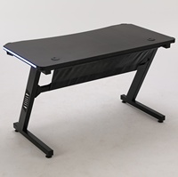 Table de jeux électronique moderne, ordinateur portable, avec lumière LED, pour jeux, ordinateur de bureau, course, RGB, nouvelle collection