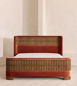 Cama King Size Ferly Premium Moderna Tapizada con Acolchado Grueso y Estructura Resistente, Diseño de Muebles para Dormitorio de Apartamento - Product Image 4