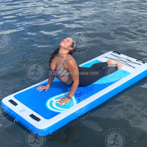 Di alta qualità gonfiabile galleggiante sport acquatici fitness acquatico tappetino Yoga Tumbling per la ginnastica piattaforma gonfiabile Air Dock - Product Image 1