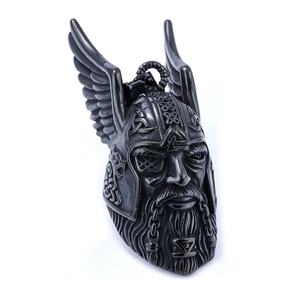 Colgante de Dios Vikingo Odín, Regalo para Motociclistas, Collar de Fantasma para Hombre, Regalo Retro, Campana de Motocicleta, Campana Bravo, Gremlin Guardián, Campana para Motociclistas - Product Image 1