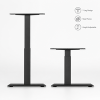 Cadre de bureau réglable en hauteur à moteur unique pour plateau de bureau DIY