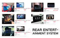 Écran LCD de tablette Android personnalisé de 10,1 à 14 pouces avec connexion Bluetooth, lecteur multimédia de luxe pour appuie-tête de bus