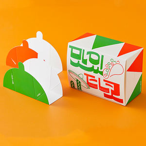 Caja <span class=keywords><strong>de</strong></span> Embalaje Desechable Pequeña y Económica para Comida para Llevar, Caja Personalizada para <span class=keywords><strong>Tacos</strong></span> <span class=keywords><strong>de</strong></span> Maíz Crujientes Mexicanos, Burritos y Quesadillas - Product Image 4