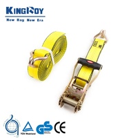KingRoy 2 pouces cliquet en caoutchouc logo 50mm cliquet tendeur sangles et sangles d'arrimage à cliquet sangles d'arrimage à cliquet