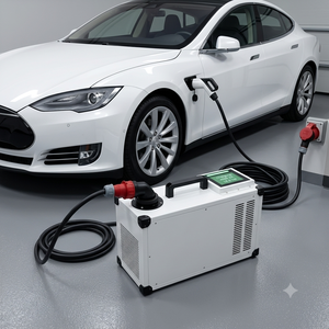 สถานีชาร์จเร็วแบบเคลื่อนที่อัจฉริยะ DC 7kW 15kW 20kW มาตรฐาน ISO 15118 สำหรับรถยนต์ไฟฟ้าและร้านซ่อมรถยนต์ - Product Image 1