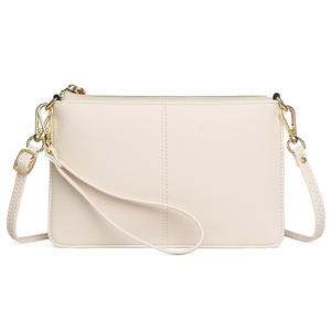 Vente en gros COWHERD YT-966 Pochette à main pour femme en <span class=keywords><strong>cuir</strong></span> véritable 100% avec dragonne, grande capacité, fermeture éclair longue, mini <span class=keywords><strong>porte</strong></span>-<span class=keywords><strong>monnaie</strong></span> - Product Image 6