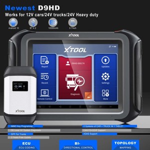 เครื่องมือวินิจฉัย XTOOL D9S PRO สำหรับการเขียนโค้ด ECU การตั้งโปรแกรม เครื่องสแกนยานยนต์ เครื่องโปรแกรมกุญแจ แผนที่โทโพโลยี CAN FD DoIP - Product Image 6