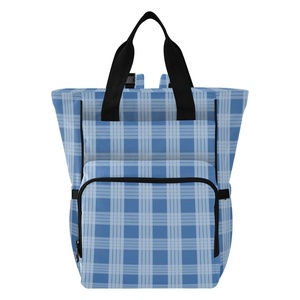 Wholesale Custom Design Portable Nylon Fabric Travel Waterproof Mummy Backpack Baby Diaper Tote Bag with <b>Luggage</b> <b>Straps</b> - Product Image 1