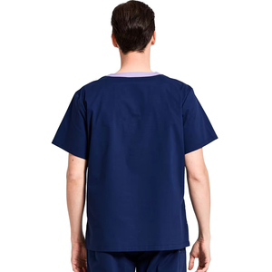 T-shirts en coton confortables pour uniformes de santé, tenues de travail, avec identification Anno, pour environnements de propreté, accessoires de travail - Product Image 2