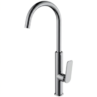 Robinet de lavabo moderne en laiton à poignée unique SÉRIE M770 77005, installation monotrou en céramique, pour salle de bain et hôtel, rotation à 360 degrés