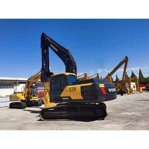 Excavadora usada de 20 toneladas con orugas usada Volvo 210 Excavadora de 21 toneladas Motor original Doosan - Product Image 2