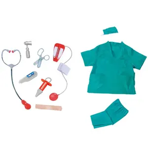 Enfants docteur semblant jouer jouet enfants carrière médecin infirmière jeu de rôle Costume fête habiller chirurgien Cosplay Costume