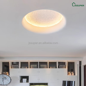 Lámpara de Pared de Yeso Empotrada Sin Marco Superficie Lunar Cráter Decoración de Pared de Fondo para Sala de Estar y Dormitorio - Product Image 4