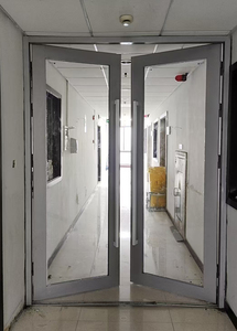 Nueva puerta <span class=keywords><strong>de</strong></span> <span class=keywords><strong>entrada</strong></span> <span class=keywords><strong>de</strong></span> acero y vidrio resistente al fuego <span class=keywords><strong>de</strong></span> 90 minutos para hoteles y hospitales - Product Image 3