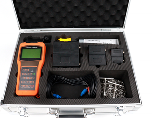 Pengukur Aliran Ultrasonik Genggam Portabel, Flowmeter Air Panas Temperatur Tinggi, Penjepit Eksternal Terpasang Eksternal - Product Image 2