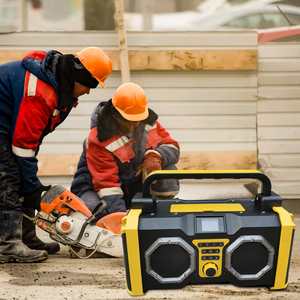 Universal Dab Radio Multibandas Subwoofer Recargable Led Antorcha Luz Música Altavoz inalámbrico Radion con MSDS - Product Image 2