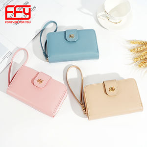 FFY NEW DESIGN SIMPLE LADY WALLET CARD HOLDER LONG ZIPPER WOMEN PURSE CUSTOM LONG WALLET - Product Image 2